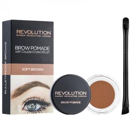 Makeup Revolution Brow Pomade Eyebrow Pomade Shade Soft Brown 2,5 g