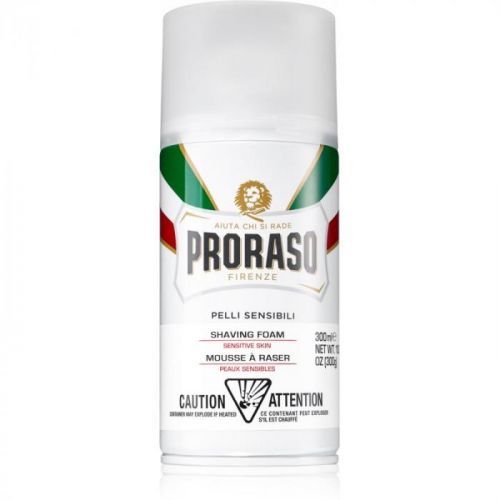 Proraso White Shaving Foam for Sensitive Skin 300 ml