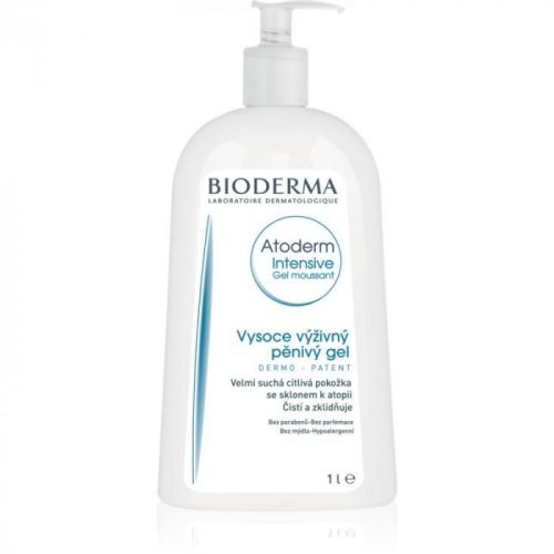Bioderma Atoderm Intensive Gel Moussant nourishing foaming gel For Very Dry Sensitive And Atopic Skin 1000 ml