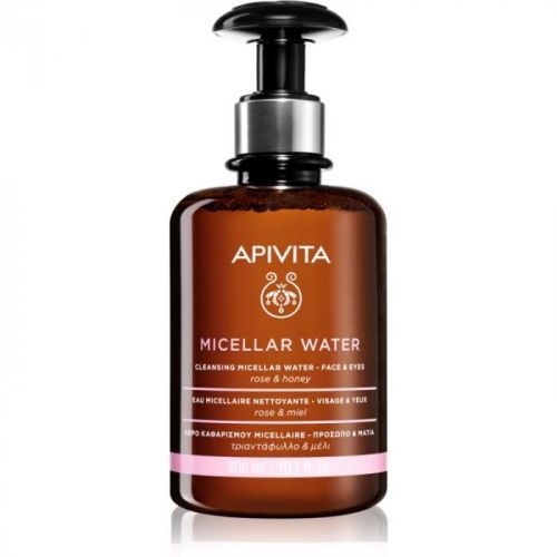 Apivita Cleansing Rose & Honey Micellar Water for Face and Eyes 300 ml