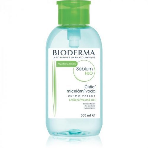 Bioderma Sébium H2O Micellar Water for Mixed and Oily Skin with a Dispenser 500 ml
