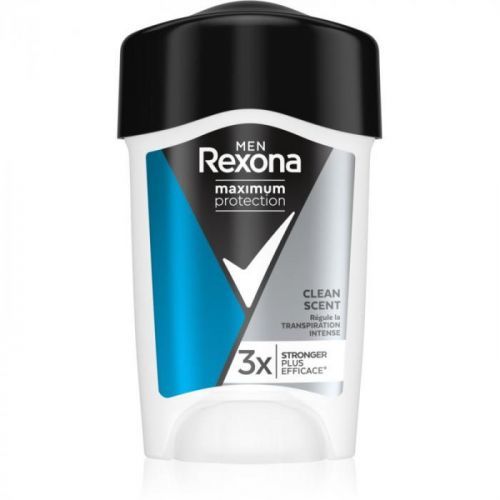 Rexona Maximum Protection Clean Scent Cream Antiperspirant to Treat Excessive Sweating 45 ml