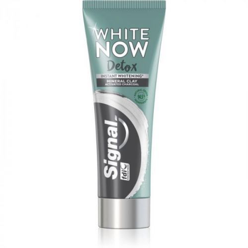 Signal White Now Detox Charcoal Whitening Toothpaste with Activated Charcoal 75 ml