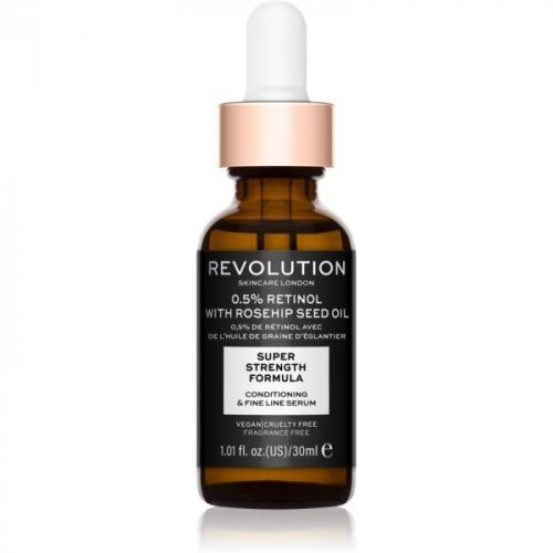 Revolution Skincare 0.5% Retinol Super Serum with Rosehip Seed Oil Anti-Wrinkle Moisturising Serum 30 ml