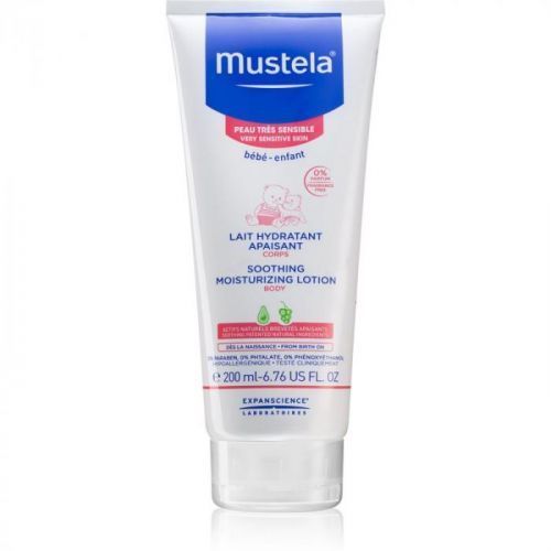 Mustela Bébé Soothing Body Milk for Children from Birth 200 ml