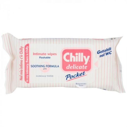 Chilly Intima Delicate Intimate Cleansing Wipes 12 pc