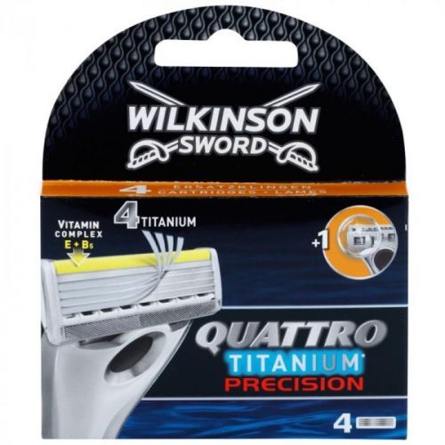 Wilkinson Sword Quattro Titanium Precision Replacement Blades 4 pcs 4 pc