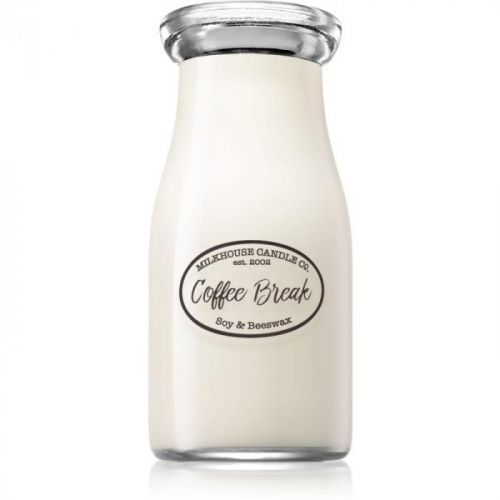 Milkhouse Candle Co. Creamery Coffee Break scented candle Milkbottle 227 g