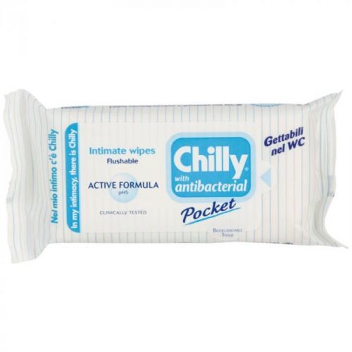 Chilly Intima Antibacterial Intimate Cleansing Wipes 12 pc