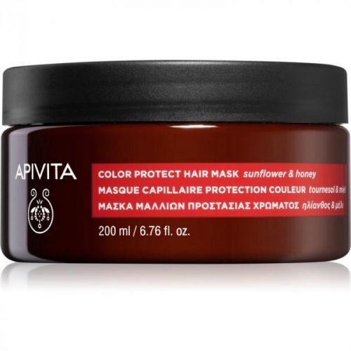 Apivita Holistic Hair Care Sunflower & Honey Hair Mask For Color Protection 200 ml
