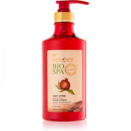 Sea of Spa Bio Spa Pomegranate Nourishing Shower Gel with Dead Sea Minerals Aroma Pomegranate 780 ml