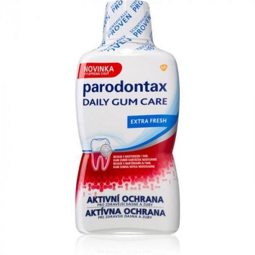Parodontax Daily Gum Care Extra Fresh Mouthwash For Healthy Teeth And Gums Extra Fresh 500 ml