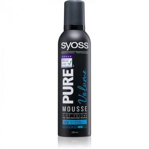 Syoss Pure Volume Styling Mousse For Long - Lasting Volume 250 ml