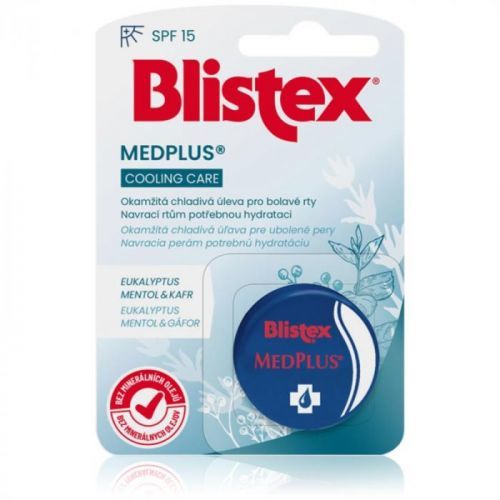 Blistex MedPlus Cooling Balm For Dry And Chapped Lips SPF 15  7 ml