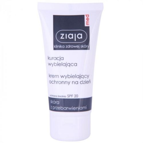 Ziaja Med Whitening Care Protective Cream for Liver Spots SPF 20 50 ml