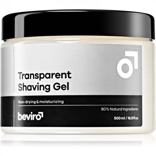Beviro Transparent Shaving Gel Shaving Gel for Men 500 ml