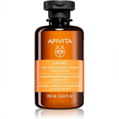Apivita Holistic Hair Care Orange & Honey Revitalizing Shampoo For Hair Strengthening And Shine 250 ml
