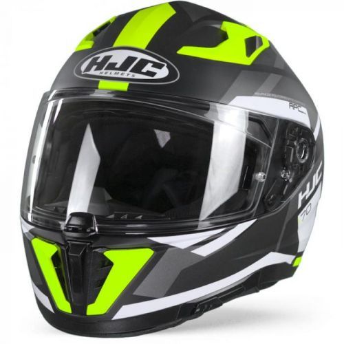 HJC I70 Elim MC4HSF Black Yellow Full Face Helmet S