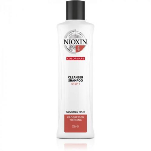 Nioxin System 4 Color Safe Cleanser Shampoo Gentle Shampoo For Damaged And Colored Hair 300 ml