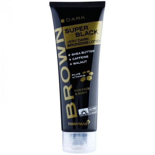Tannymaxx Brown Super Black Dark Sunscreen Cream With Bronzer 125 ml
