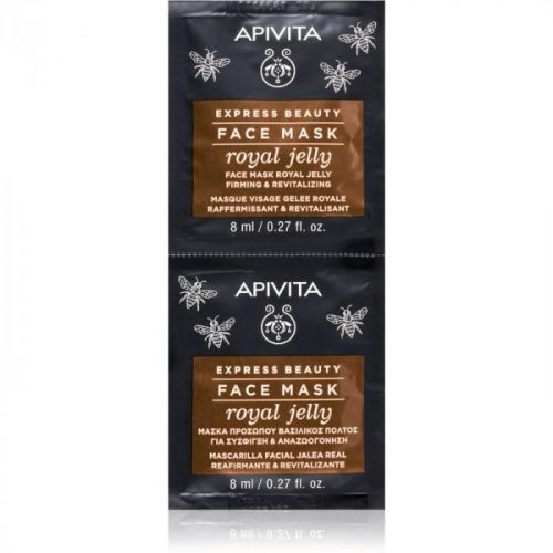 Apivita Express Beauty Royal Jelly Revitalizing Face Mask with Firming Effect 2 x 8 ml
