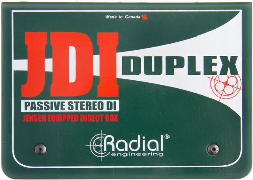 Radial JDI Duplex Stereo Direct Box