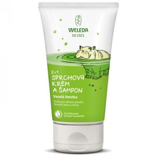 Weleda Kids Cheerful Lime Shower Cream and Shampoo for Children 2 in 1 150 ml