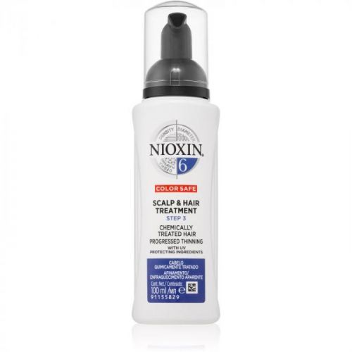 Nioxin System 6 Treatment For The Scalp For Chemically Treated Hair 100 ml