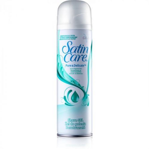 Gillette Satin Care Pure & Delicate Shaving Gel For Women 200 ml