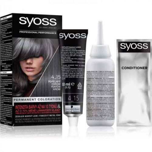 Syoss Permanent Coloration Permanent Hair Dye Shade 4-15 Dusty Chrome