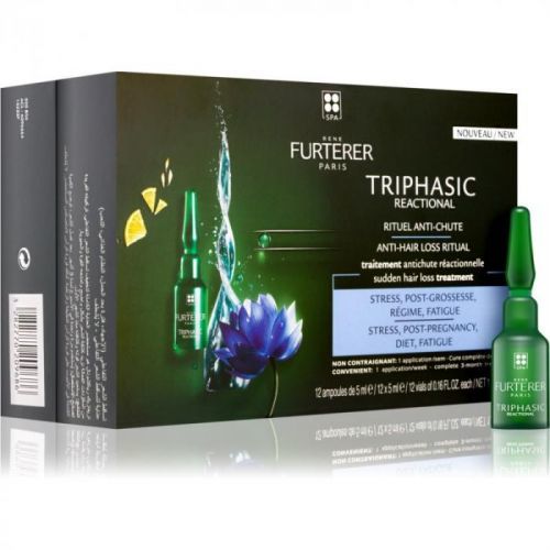 René Furterer Triphasic Reactional Complex Care for Reactive Hair Loss 12 x 5 ml