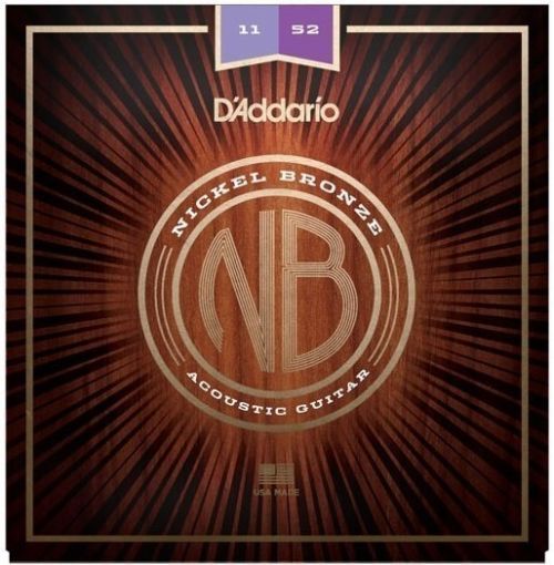 D'Addario NB1152 Nickel Bronze Acoustic Custom Light 11-52