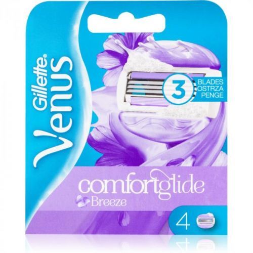 Gillette Venus ComfortGlide Breeze Replacement Blades 4 pc