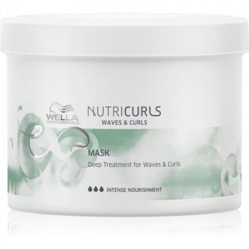 Wella Professionals Nutricurls Waves & Curls Smoothing Mask For Wavy And Curly Hair 500 ml