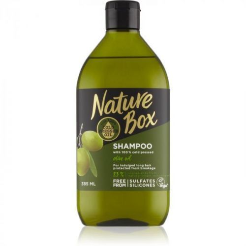 Nature Box Olive Oil Protective Shampoo To Treat Hair Brittleness 385 ml