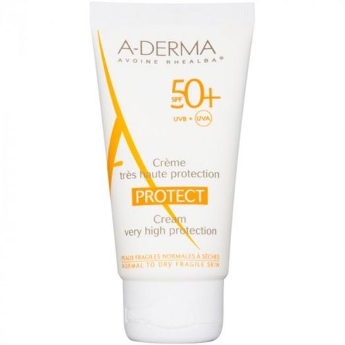 A-Derma Protect Protection Cream for Normal and Dry Skin SPF 50+ 40 ml