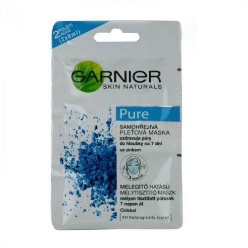 Garnier Pure Face Mask for Problematic Skin, Acne 2x6 ml
