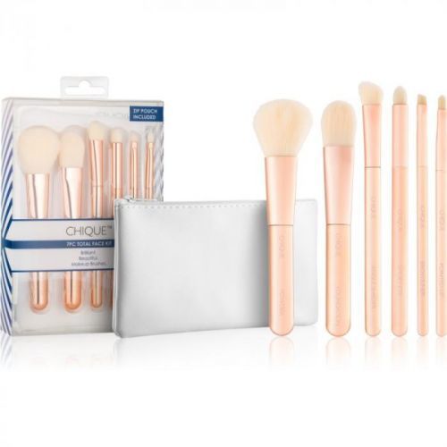 Royal and Langnickel Chique RoseGold Brush Set (for Face and Eyes) for Women