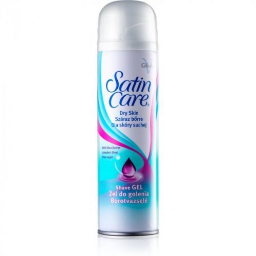 Gillette Satin Care Dry Skin Shaving Gel For Women Shea Butter 200 ml