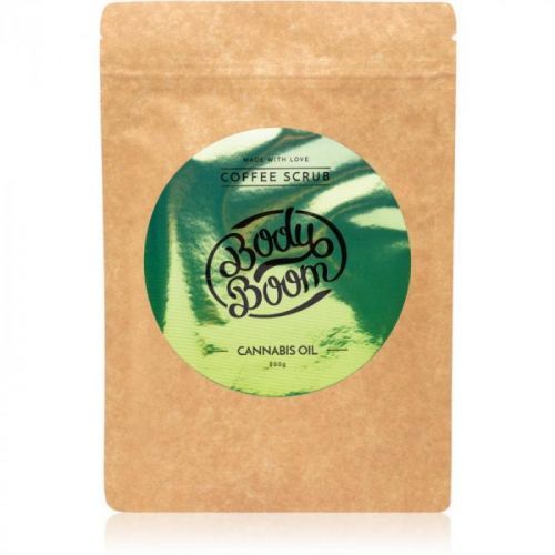 BodyBoom Cannabis Oil Coffee Body Scrub 200 g