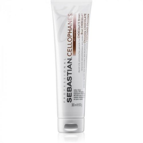 Sebastian Professional Cellophanes Shine Restoration Mask for Dyed Hair Chocolate Brown 300 ml