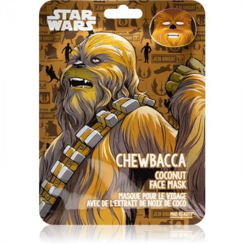 Mad Beauty Star Wars Chewbacca Moisturising face sheet mask with Coconut Oil 25 ml