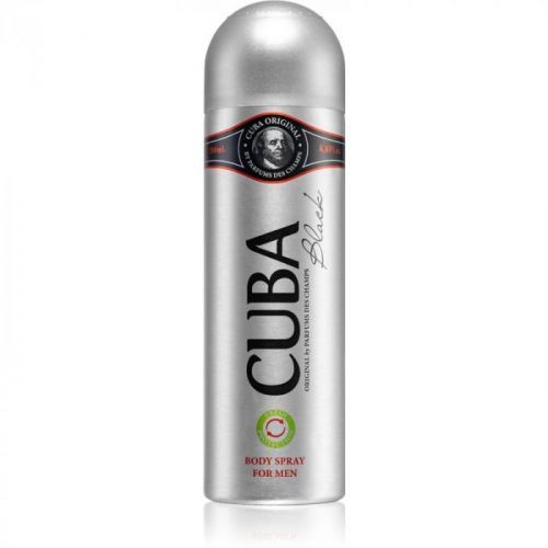 Cuba Black Deodorant Spray for Men 200 ml