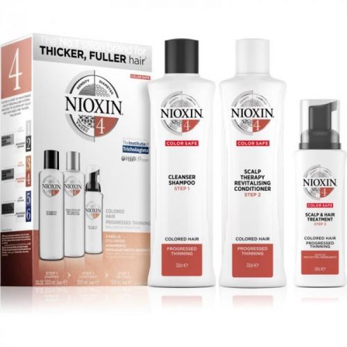 Nioxin System 4 Color Safe Gift Set For Colored Hair Unisex II.