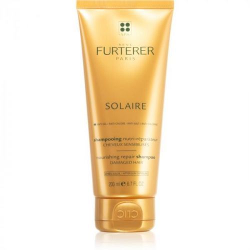 René Furterer Solaire Nourishing Shampoo for Hair Damaged by Chlorine, Sun & Salt 200 ml