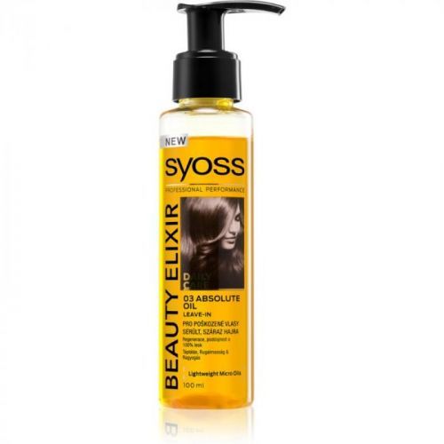 Syoss Beauty Elixir Oil Care For Damaged Hair 100 ml