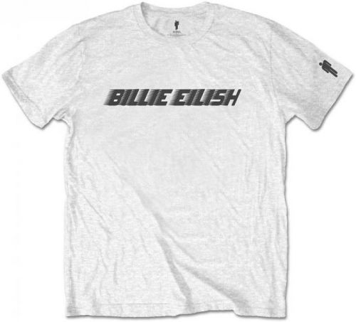 Billie Eilish Unisex Tee Black Racer Logo (Sleeve Print) S