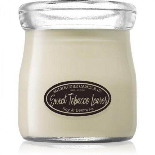 Milkhouse Candle Co. Creamery Sweet Tobacco Leaves scented candle Cream Jar 142 g