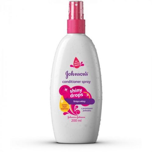 Johnsons's® Shiny Drops Leave - In Spray Conditioner With Argan Oil from 18 months 200 ml