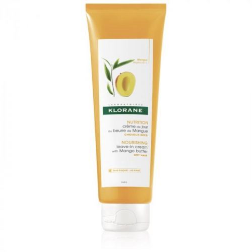 Klorane Mango Leave-in Cream with Nourishing and Moisturizing Effect 125 ml